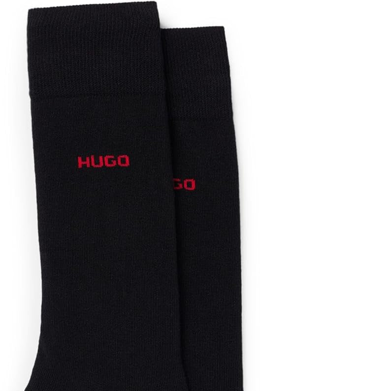 HUGO Men's Premium Calf Socks Pack of Two
